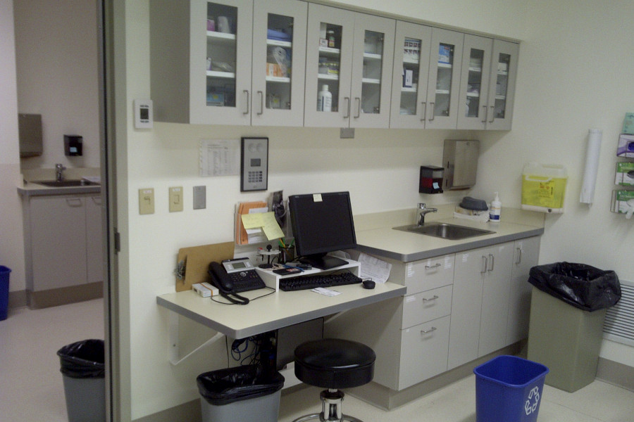 Institutional cabinetry healthcare